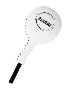 1 件耐用拳击垫、乒乓球靶、鸡腿靶 - 人体工程学设计、手持式拳击垫、反应拳击靶、厚实设计、抗冲击耐磨、强大的减震和韧性、舒适、轻便灵活，易于使用，中心目标可提高拳击训练的灵敏度和准确性