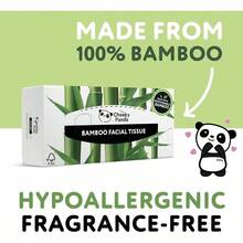 The Cheeky Panda Bamboo Facial Tissues Boxes Flat Tissue Box 80 Tissues Per Box Soft 3 Ply Bamboo Tissue Paper - trắng - Xem 5