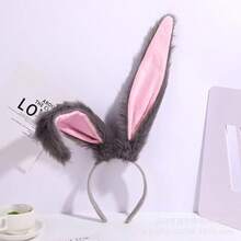 Bando Fashion Serbaguna Terbaru 2025, Cocok untuk Perjamuan, Pesta, Cosplay Bunny Girl, Set Bando & Telinga - Kelinci - View 5