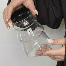 1 قطعة كوب زجاجي بشكل شجرة عيد الميلاد سعة 550 مل، كوب شرب جمالي للقهوة المثلجة واللاتيه والحلويات، كوب قهوة فريد، أساسي للحفلات، كوب زجاجي أنيق لحفلات عيد الميلاد والأعياد، هدية مثالية لرأس السنة وعيد الميلاد، بدون قش