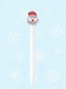 Weihnachtselemente: Schneemann, Weihnachtsmann, Weihnachtsbaum, Lebkuchenmann, Glocke, Weihnachtsstrumpfmuster. 0,5 mm schwarzer Gelstift, geeignet zum Schreiben, für Notizbücher, Schreibwaren, Büroartikel, Schulen, Büros, Krankenhäuser, Prüfungen, Notizbücher, Lehrer, Studenten, Ärzte, Krankenschwestern. Geeignet als Geschenk für Freunde und Klassenkameraden, Familienmitglieder, Geschwister, beste Freunde, Paare, Weihnachten, Geburtstage, Festivalgeschenke