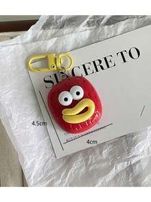 1pc Funny Sausage Big Mouth Keychain Cartoon Backpack Pendant Accessory Quirky Bag Charm Car Accessories For Woman Gifts For Women Gifts For Men