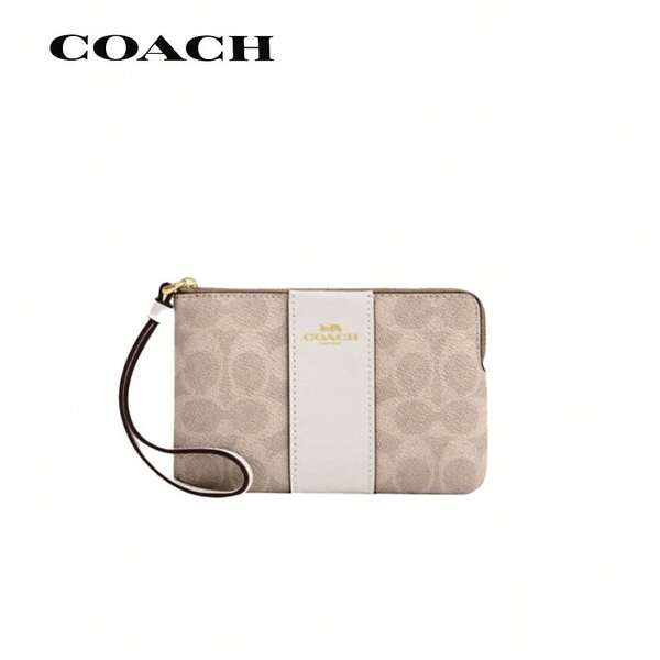 Coach COACH/Coach Damen 15 Clutch Pendlermode All-Match farblich passender Reißverschluss Geldbörse Münzkartenhalter