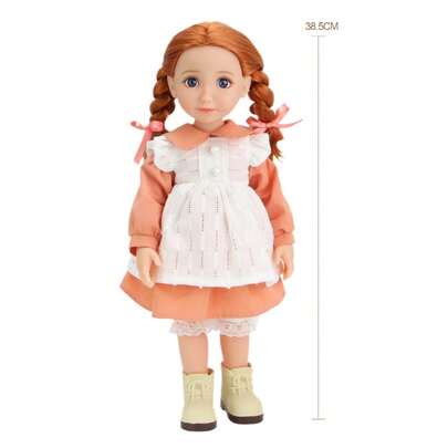 15 Inch/38.5cm Girl Doll, Dressed In Full Outfit With Shoes, Fashion Doll, Cute Girl Toy, Holiday Gift For Kids