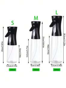 1pc Olive Oil Cooking Spray Bottle, Refillable PET Material Sprayer Suitable For Air Fryer, Grilling, Salad, Father's Day Gift, Mother's Day Gift, Friend Gift, 2-In-1 Cooking Oil Sprayer - Olive Oil Sprayer, Cooking Sprayer, Air Fryer Kitchen Tool, Canola Oil Sprayer, Multi-Purpose Oil Bottle, Kitchen Oil Sprayer, Dual Function Olive Oil Spray Bottle, Kitchen Gadget, Other Kitchen Tools, Oil-Free Portable Household BBQ Food Sprayer, Christmas Gift