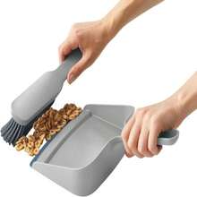 Joseph Joseph CleanTech Wall-Mounted, Adjustable Long Handle Broom Sweeper With Dust-Shield Storage, Indoor Sweeping Floor Brush With Soft Bristles - Màu B - Xem 2