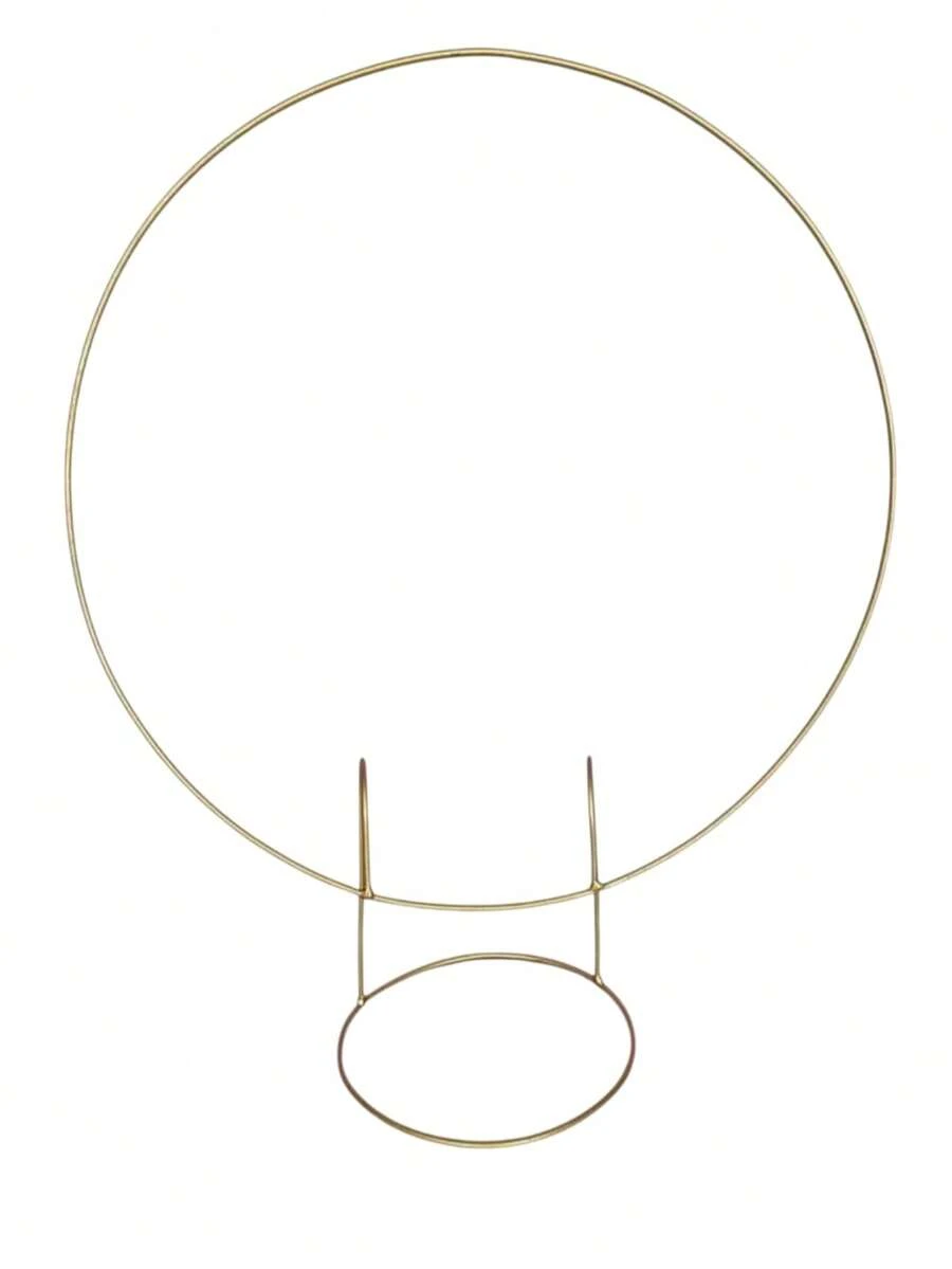 Mini Arco de Mesa Redondo 50 cm - Dourado - Visão 1