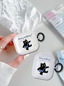 1 件猫鱼图案保护壳适用于 1/2/3/4、Pro/Pro2/Pro3 蓝牙耳机 - 彩色 - 查看 1