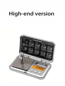 1个迷你电子秤，黄金秤，珠宝秤，粉末秤，咖啡秤，双用途金银喷枪，适用于日常测量贵金属、珠宝、小型首饰，不含电池 - 彩色 - 查看 12