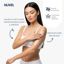 Nuvel Crema Corporal e Hidratante Facial con Miel y Avena, 750 ml | Crema Hidratante para Piel Normal y Seca, Uso Diario, Suaviza y Nutre la Piel - cobre - Ver 2
