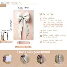 1 chiếc tranh trang trí tường hình nơ dễ thương màu hồng và trắng vẽ tay, phong cách nghệ thuật lãng mạn cổ điển, thích hợp để trang trí nhà cửa, phòng ngủ, phòng khách, phòng tắm, có thể đóng khung. - Nhiều màu - Xem 15