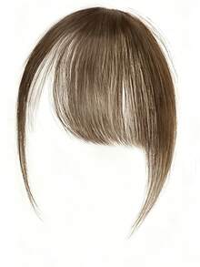 Millennium Hairpin Wig With Side Bangs, Natural Forehead Fake Bangs, Seamless Thin Top Wig - Nhiều màu - Xem 12