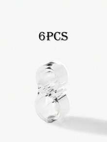 1/6 Stück Türgriff Anti-Kollisions-Ring, Tür Rückwand Anti-Kollisions Geräuschloser Puffer, transparenter Türstopper, Türgriff Schutz (zwei Farben erhältlich)