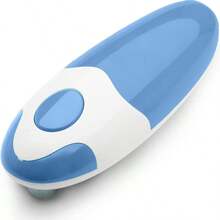 1pc Electric Can Opener, Easy-To-Use Smooth-Edged Electric Can Opener, Suitable For Elderly, Kitchen Gadget, Outdoor Camping Gear, Requires 2pcs AA Batteries