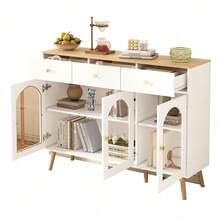 Buffets & Sideboards - White + Particle Board - View 9