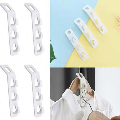 2/4 piezas Percha de ropa multifuncional con ganchos, organizador de armario ahorra espacio para armario, dormitorio, dormitorio