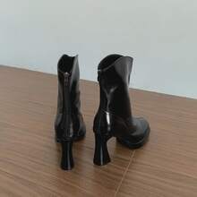 Women Ankle Boots & Booties - Black (with Fleece Lining) - View 9