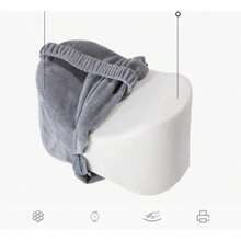 Almohada de espuma de memoria para pierna, almohada para rodilla, cojín para pierna, almohada para pies, cojín para alivio de presión para mujeres embarazadas, cojín para pierna de yoga - Gris - Ver 6
