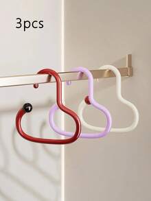 1/3 件多巴胺创意环形衣架，防滑挂帽子、围巾，多功能家居收纳整理器，简约设计 - 彩色 - 查看 12