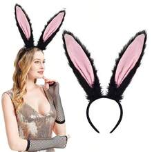 Bando Fashion Serbaguna Terbaru 2025, Cocok untuk Perjamuan, Pesta, Cosplay Bunny Girl, Set Bando & Telinga - Kelinci - View 2