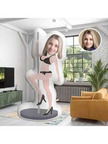 Customized Photo Throw Pillow - Personalized Photo Throw Pillow, Transform Yourself Into A Dancing Pillow, Unique And Fun, An Ideal Gift For Family And Friends, Perfect For Birthdays, Anniversaries, And Holidays - Upload Pictures to Customize Pillows - View 4
