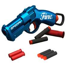 Pistola de Juguete Lanzadora de Espuma - 2 Proyectiles y 3 Rondas Blandas de Ventosa en Color Oro Rosa, para Adultos de 33 Años en Adelante - Oro rosa - Ver 2