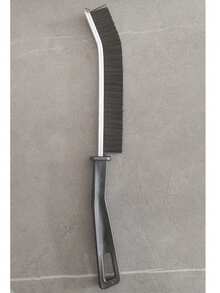 Set de 3 cepillos multiusos para ranuras, cepillo para limpiar ranuras estrechas, cepillo para juntas de azulejos de baño, limpiador de ranuras con cerdas duras, adecuado para el hogar, restaurante, azulejos de cocina, rieles de ventanas (color/estilo aleatorio)