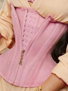 1 buah Korset Pelangsing Pinggang dengan Resleting, Korset Pelangsing Pinggang Kompresi Tinggi untuk Wanita, Korset Pelangsing Pinggang 2-in-1 dengan Pengait, Warna Pink, Cocok untuk Berbagai Acara, Kontrol Perut Ketat yang Bernapas, Pakaian Pembentuk Tubuh untuk Yoga, Kebugaran, dengan Kancing dan Resleting, Kontrol Perut Ketat yang Bernapas, Cocok untuk Musim Panas, Musim Dingin, Musim Semi, Musim Gugur - Berwarna merah muda - View 15