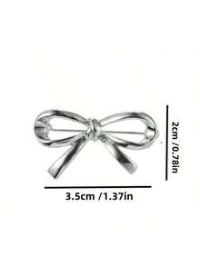 1 pieza Broche antirreflectante para mujer, Broche de lazo para mujer, Elegante alfiler de solapa de lazo, Adecuado para mujeres y niñas, Accesorio de ropa clásico para suéter, sombrero, bufanda, vestido, traje, insignia, joyería de moda, Alfiler para el cuello de mujer para el Día de San Valentín, verano, escuela, otoño, Halloween