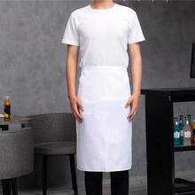 1PC Chef Apron Wholesale Half Body Restaurant Kitchen Work Apron Half Cut Waiter Chef Half Apron Black - Multicolor - View 10