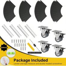 - Soporte para plantas resistente con ruedas, 1 paquete ajustable de 15 a 22 unidades con ruedas giratorias con bloqueo de 420 libras, soporte rodante/Dolly/Roller para macetas grandes para - 1 + Negro - - Ver 7