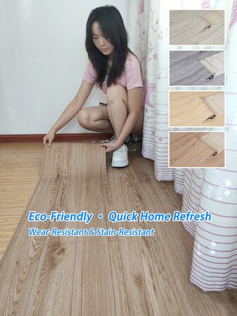 1 Roll Vintage Style Vinyl Flooring Rolls, Peel And Stick Tiles, Wallpaper Stickers For Wall. Self Adhesive Floor Tiles Thickened, Waterproof, Scratch Resistent. Flooring In Floor Stickers & Wall Papers For Bathroom,Bedroom,Living Room,Kitchen,Office,Room Decor,Wall Decor & Home Decor 300*40cm/118*15.8in