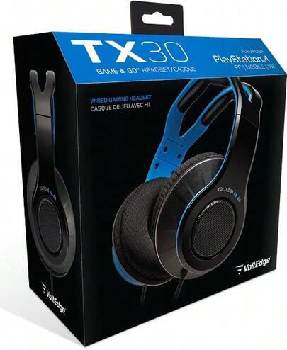 Voltedge TX30 Kabelgebundenes Headset für PS4 (PlayStation 4) und Nintendo Switch