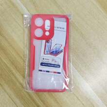 Hadaasi 1pc Red 2-In-1 Full Body Protective Case With Front Screen Protector, TPU Soft Edge + PC Hard Back Cover, Compatible With IPhone 16/16E/15/14/13/12/11 Pro Max/Plus/SE2/SE3/7/8 And Galaxy S26Ultra/S26Plus/S26/M36/S25FE, Redmi 12/13C/12C/Note 12 Pro/NOTE14PRO+/NOTE13PRO/NOTE13PRO+, POCO M6PRO, OPPO Reno14 Pro/Reno14 F, Infinix Hot 60 Pro/Hot 60 Pro+ - Red - View 89