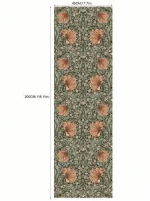 William Morris Retro Floral Self-Adhesive Wallpaper; Floral Pattern, Durable Waterproof Vinyl Material, Suitable For Room Decor And Furniture Renovation, Easy To Install, Versatile Use - Multicolor - View 14