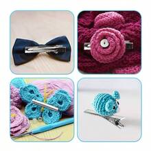 70 Pcs Alligator Hair Clips, 3 Sizes Oversized Metal Silver Hair Bow Clips Single Prong Hairdressing Salon Hair Grip Accessories Hairpins Women Bows Making Crafts 3.9 - 2.2 - 1.8 Inch - 最初的 - 查看 5