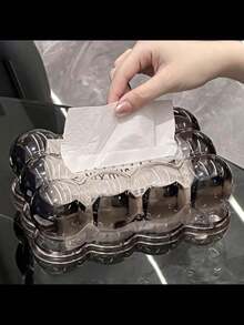 1 Hộp đựng khăn giấy nhựa hình quả bóng dễ thương cao cấp cho phòng khách, Đồ trang trí bàn cà phê sang trọng, Hộp đựng khăn ăn trang trí dùng trong gia đình, Đồ gia dụng, Bàn, Trang trí nhà cửa, Sắp xếp và lưu trữ đồ gia dụng, Trang trí phòng - Nhiều màu - Xem 2