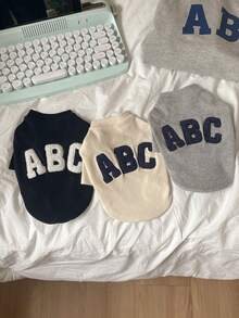 3D ABC Letter Pet T-Shirt & Hoodie, Casual Fashion Pet Clothes For Small/Medium Dogs And Cats - Multicolor - View 9