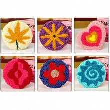 2025新款DIY风景刺绣套装（含杯垫） - 完整初学者刺绣入门套装，包含工具和混合颜色，生日礼物、圣诞礼物、完美礼物