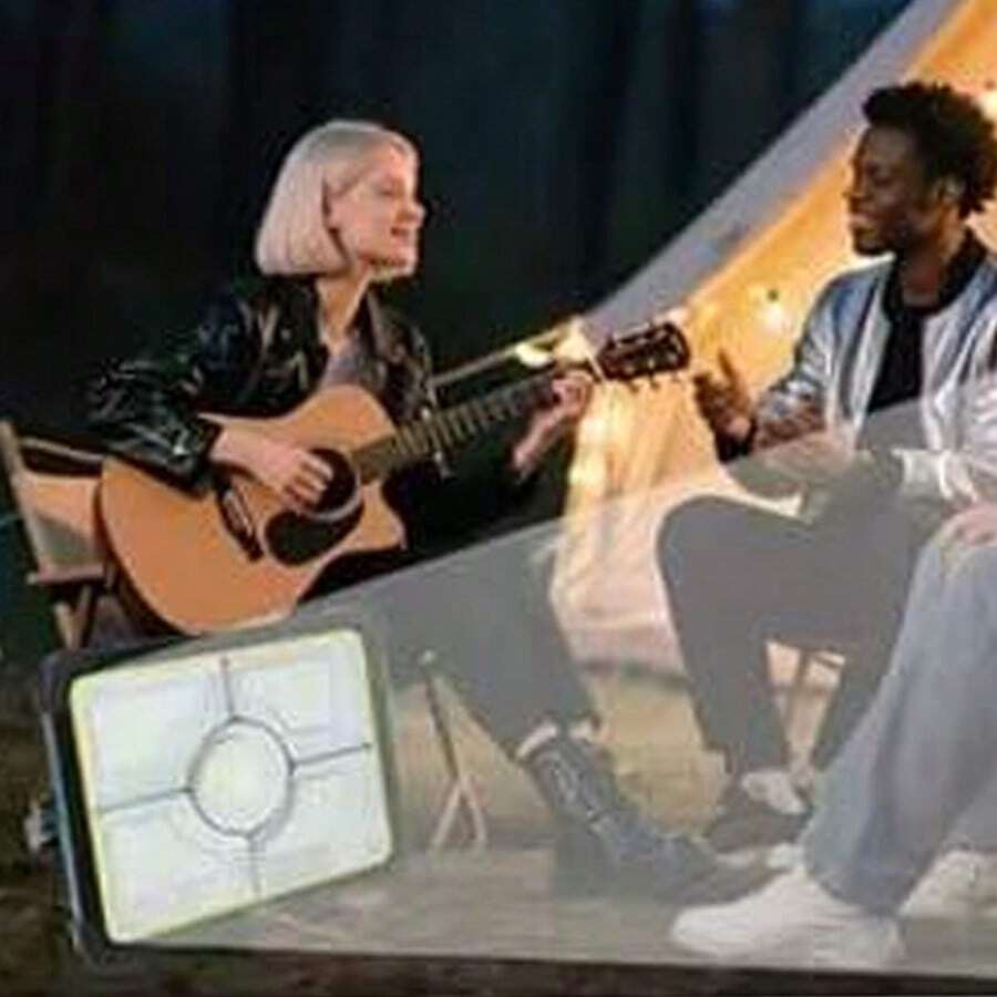 1/2 件太阳能户外路灯，274 LED，户外露营灯，便携式 LED 手灯，4 * 1200mAh 锂电池太阳能灯，坚固耐用的结构，适用于户外露营、徒步旅行、紧急维修等