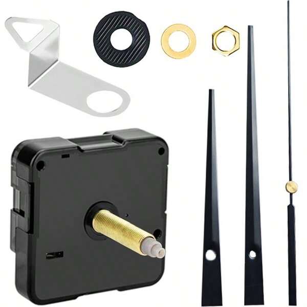 31mm Long Shaft Clock Movement With 1 Set Of 135mm Clock Hands, For DIY Repair And Replacement Of Mechanical Clock Devices