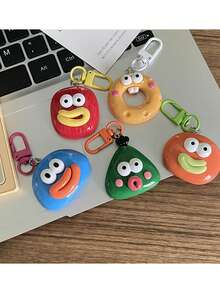 1pc Funny Sausage Big Mouth Keychain Cartoon Backpack Pendant Accessory Quirky Bag Charm Car Accessories For Woman Gifts For Women Gifts For Men