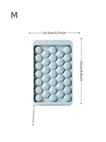 1pc Ice Cube Tray With Lid And Ice Box - Round Ice Cube Tray With Lid, Suitable For Refrigerator - Ice Cube Tray With Ice Box, Suitable For Refrigerator