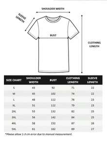 Men's Double-Sided Printed T-Shirt Colorful Anti Social Club Pattern, Comfortable, Stylish For - 黑色 - 查看 6
