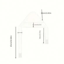 1件装女士多色针织三球连帽围巾，女士冬季三球围巾帽，女士拉法帽，适合秋冬季外出和日常佩戴，针织连帽围巾情人节礼物 - 彩色 - 查看 4