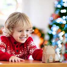 12/24pcs Christmas Party Gift Boxes, Mini Christmas Gift Bags, Small Gift Boxes For Party Candy Favors, Christmas Gift Packaging Boxes