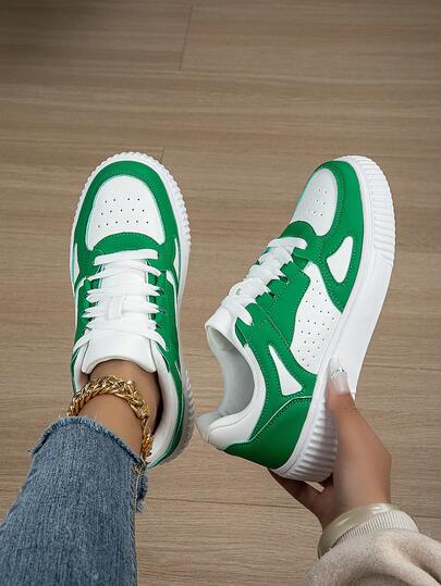 Women's Casual Soft-Sole Sneakers, Comfortable Minimalist Athletic Shoes, Ultra-Light Student Versatile Skateboard Shoes, Couple Running Shoes