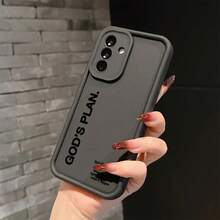 Fundas para Teléfono de Dios Plan Compatibles con Galaxy A26 A36 A55 A35 A06 A16 A05 A14 A24 A34 A54 A15 A05S A25 A23 A33 A53 A73 A13 4G 5G, Carcasa Trasera Suave Antigolpes de TPU - Color mezclado 1 - Ver 4