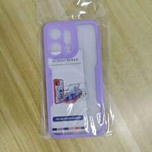 Hadaasi 1pc Soft TPU Bumper + Hard PC Back 2-In-1 Full Coverage Transparent Phone Case With Front Screen Protector, Compatible With IPhone 17 Pro/17 Pro Max/Air/17/16/16E/16 Pro Max/15/14/13/12/11 Pro Max/Plus/SE2/SE3, Galaxy M36/S25 FE, 12/13C/12C/Note 12 Pro/NOTE14 PRO+/NOTE13 PRO/NOTE13 PRO+, POCO M6 PRO, Reno14 Pro/Reno14 F, Hot 60 Pro/Hot 60 Pro+ - Mauve Purple - View 122