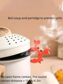 1pc Silicone Utensil Holder, 2pcs Crab-Shaped Silicone Utensil Holders, Cookware Resting Rack, Heat-Resistant Kitchen Utensil Stand, Stovetop Spill Protector, Essential Cooking Accessory - Multicolor - View 3